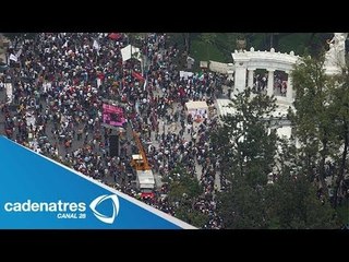 Reportan saldo blanco tras marcha del 15 de mayo / Marcha de maestros 15 de mayo