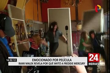 'Bohemian Rhapsody': Rami Malek revela por qué imitó a Freddie Mercury en película