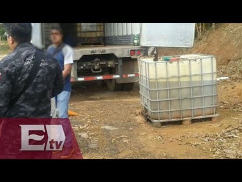 PGR asegura 33 mil litros de hidrocarburos en Puebla / Vianey Esquinca