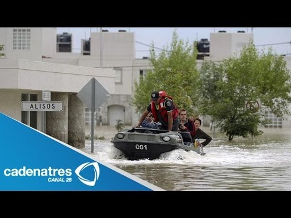 Querétaro bajo el agua por fuertes lluvias / Querétaro under water by heavy rain