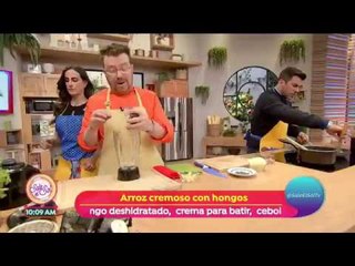 Receta: Arroz cremoso con hongos