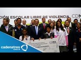 Miguel Ángel Mancera firma convenio para prevenir y erradicar bullying