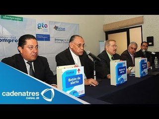 Inicia entrega de los 'botones de pánico' en Guanajuato