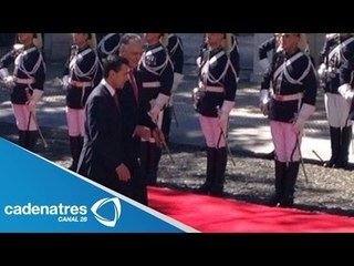 El mandatario Enrique Peña Nieto se reúne con Aníbal Cavaco, presidente de Portugal