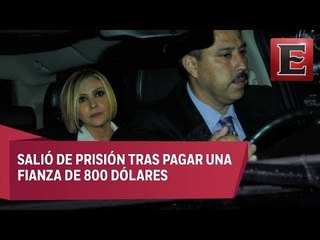Daniela Castro queda libre tras pagar fianza