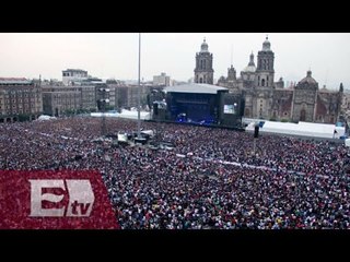 Espectaculares conciertos en el Zócalo Capitalino / Titulares de la tarde