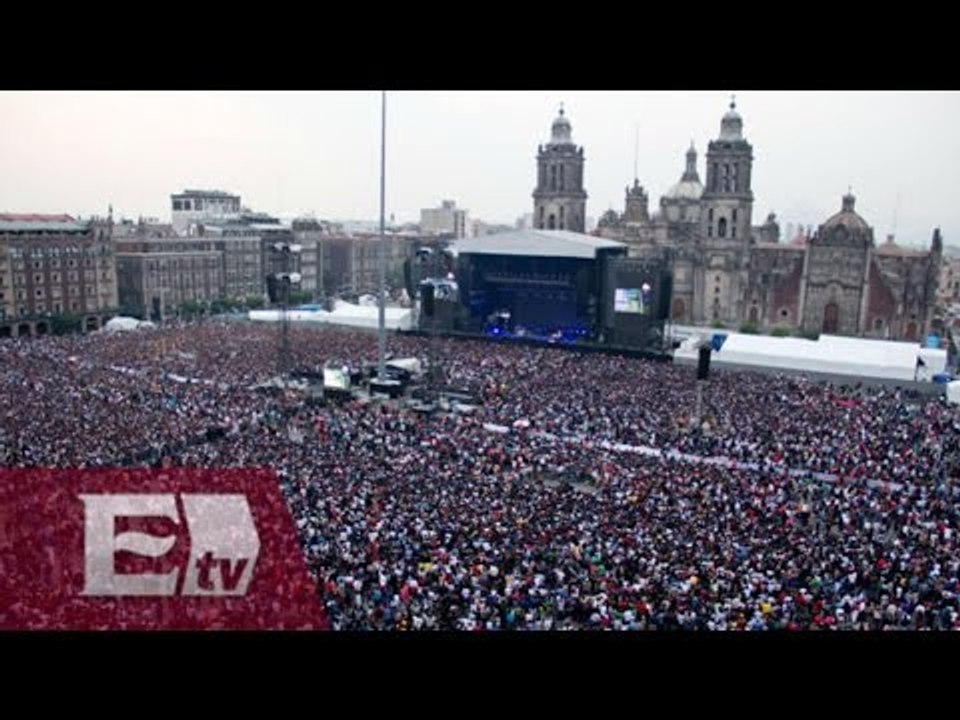 Espectaculares conciertos en el Zócalo Capitalino / Titulares de la tarde