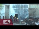 Voraz incendio destruye bodega en Torreón, Coahuila / Vianey Esquinca
