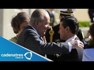 Enrique Peña Nieto se reúne con los reyes de España
