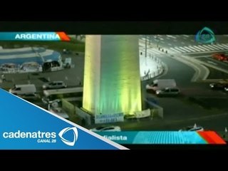 Argentina se pinta de los colores mundialistas / Argentina is painted colors of the World Cup