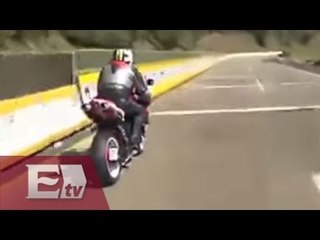 Aparatoso accidente de motociclista en la México-Cuernavaca/ Entre Mujeres