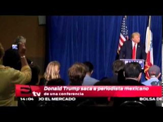 "Regresa a Univisión", Donald Trump saca a reportero mexicano en rueda de prensa / Titulares
