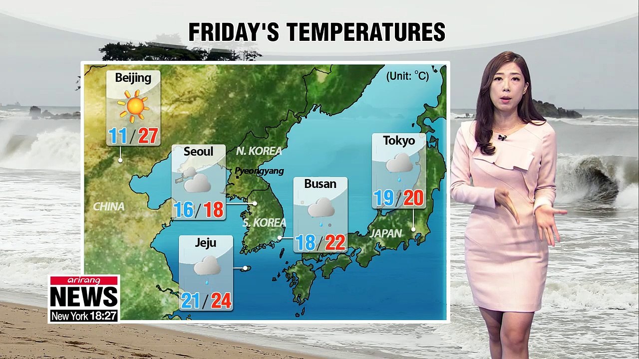 Typhoon Kong-rey making way toward Korean Peninsula _ 100518