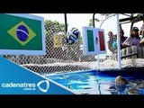 Tortuga vaticina triunfo de México ante Brasil / Tortuga predicts victory of Mexico against Brazil