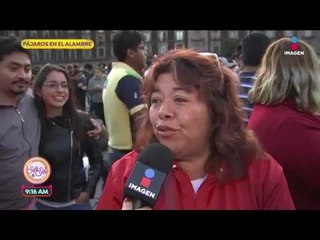 Miguel Bosé inspiró a México en el Zócalo