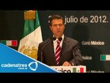Enrique Peña Nieto felicita al ganador de las elecciones presidenciales en Colombia