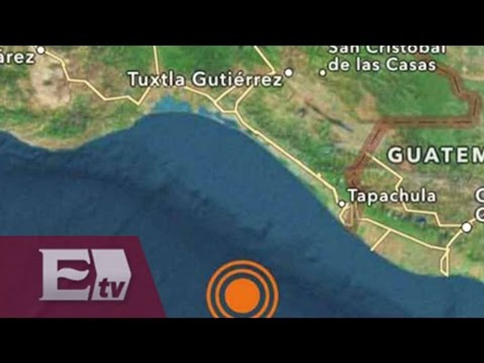 Sismo de 5.6 grados en Chiapas / Vianey Esquinca
