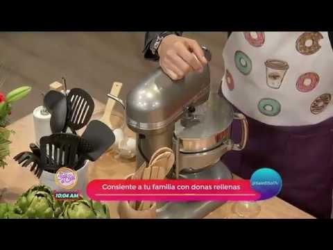 Receta: donas rellenas