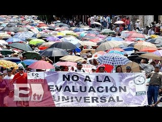 CNTE amaga con impedir ciclo escolar 2015-2016 en Michoacán / Excélsior Informa