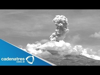 Popocatépetl lanza columna de ceniza / Popocatépetl se mantiene en alerta amarillo fase 2