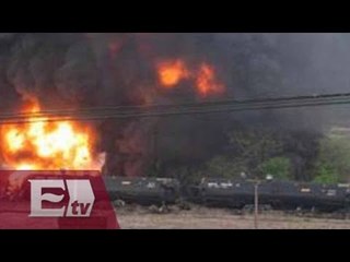 Tren explota en Veracruz y deja varios heridos  / Titulares de la Noche