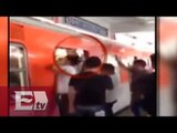 Vendedores ambulantes retienen a policías en vagones del Metro / Vianey Esquinca