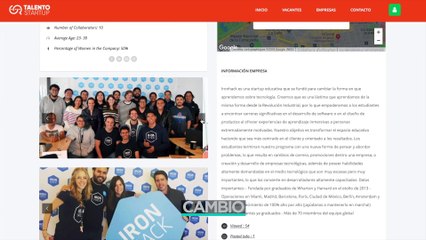 ¿Una bolsa de trabajo en línea del futuro? ⚙️ Eso hace Talento Startup