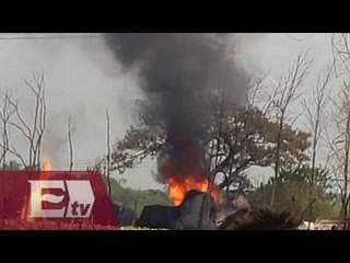 Impactante explosión en tren cargado de químicos en Veracruz / Titulares de la tarde