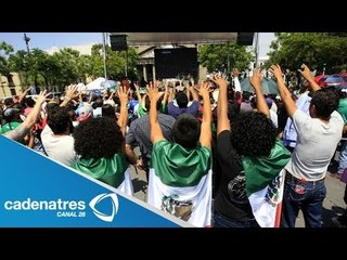 Capitalinos se preparan para disfrutar del encuentro entre México vs Croacia