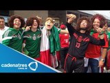 Mexicanos en Brasil festejan el triunfo de la selección mexicana con cantos y bailes (VIDEO)
