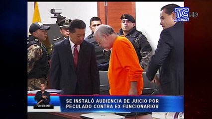 Audiencia contra Capaya por peculado