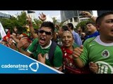 Capitalinos festejan el 18 de junio 2014, el día que Brasil no le pudo anotar gol a México