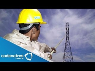 ¡INCREÍBLE! Fuertes vientos derriban torre de la CFE en Sinaloa