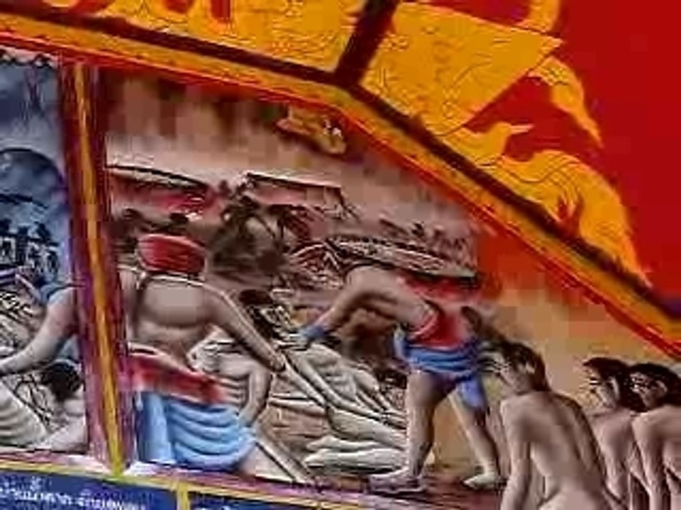 Buddhist Hell in  Wat Sri Dorn Chai (Bahn Ngob)