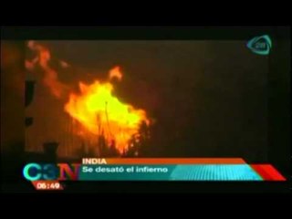 Mueren catorce personas tras una explosión en un gasoducto en la India