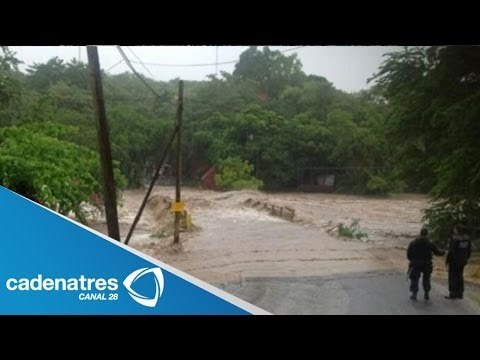 Alerta anaranjada en Querétaro por intensas lluvias / Huracanes 2014