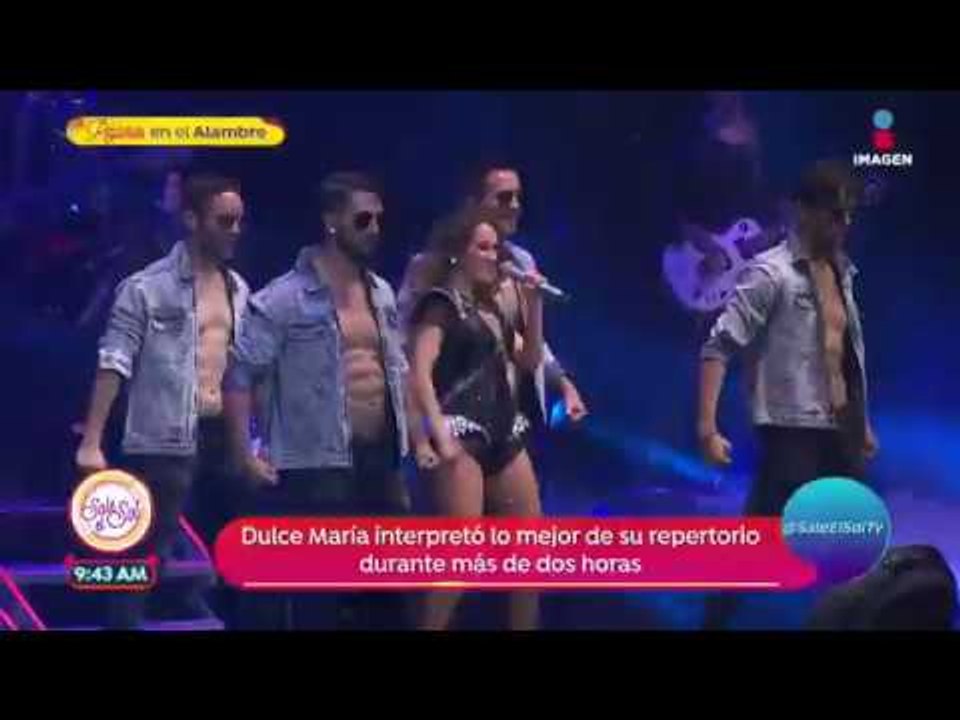 Dulce María recordó a RBD en su concierto