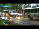 Avenida de los Insurgentes se inunda tras fuertes lluvias (VIDEO) / Huracanes 2014