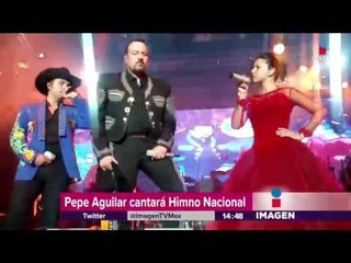 Pepe Aguilar cantará el himno en la pelea del Canelo y Chávez Jr.