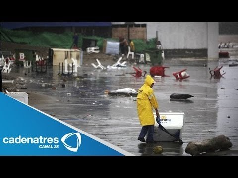 IMPRESIONANTE!! Habitantes de Chalco hacen recuento de los daños tras intensas lluvias