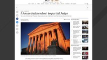 Kavanaugh, In A Wall Street Journal Op-Ed, Says He's An 'Independent' Judge But Admits Being 'Emotional' In Testimony