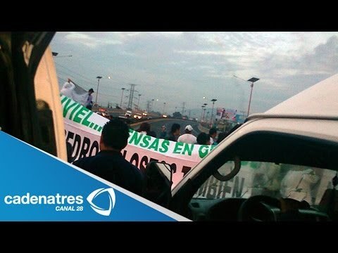 Habitantes de San Pedro Xalostoc bloquean la México-Pachuca en protesta por obras inconclusas