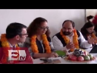 CIDH recorre la escuela normal de Ayotzinapa / Vianey Esquinca