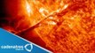 NASA capta llamarada del sol / NASA captures sun flare