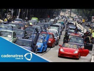 Capitalinos se niegan a respetar el nuevo 'Hoy no circula'