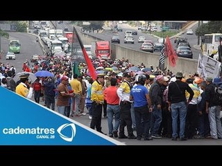 Maestros de Michoacán suspenden clases para marchar hacia el Zócalo