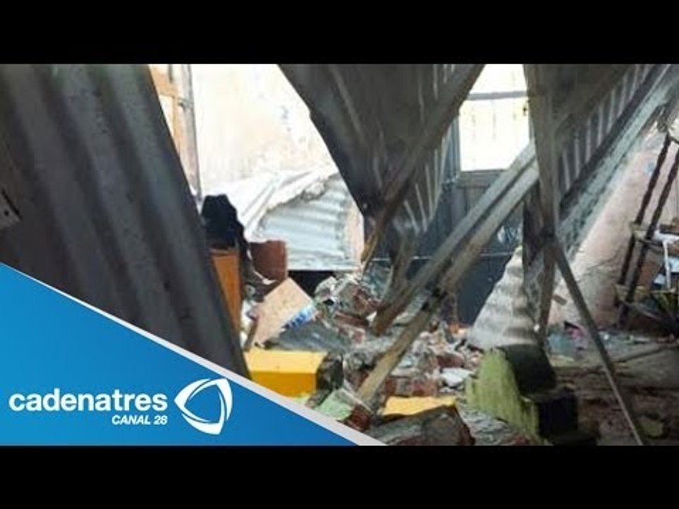 Sismo provoca severo daño en edificio de la colonia Doctores