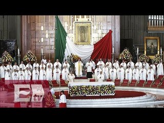 Ofician misa en Náhuatl en la Basílica de Guadalupe / Vianey Esquinca