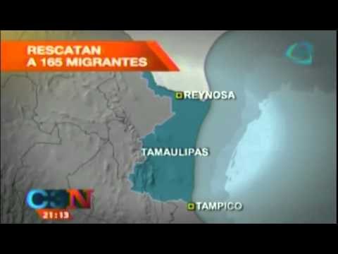 Autoridades mexicanas rescatan a 165 migrantes en Tamaulipas / Migración 2014