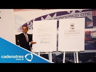 Mancera promulga la Ley de Movilidad de la Ciudad de México